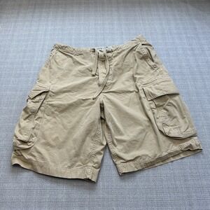 Abercrombie & Fitch Cargo Shorts Mens Medium Classic Button Fly‎ Utility Pockets